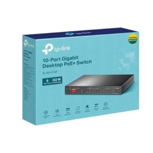 10-Port Gigabit Desktop Switch with 8-Port PoE+