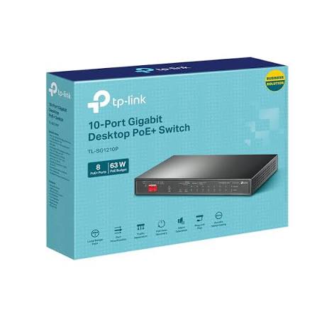 TP-LINK 10 PORT SWITCH TL-SG1210P