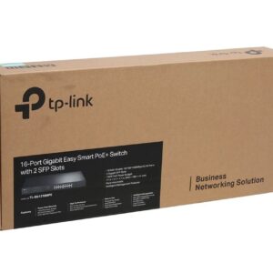 TL-SL1218MP 16-Port 10/100 Mbps + 2-Port Gigabit Rackmount Switch with 16-Port PoE+